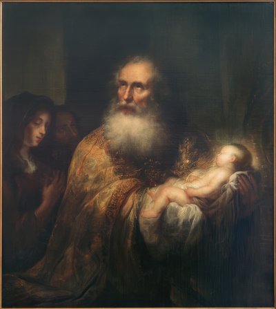 Simeon im Tempel von Jürgen Ovens