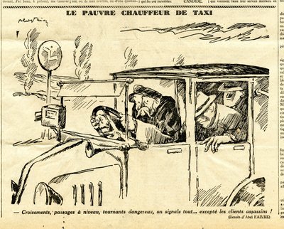 Candide, Satirisch in N & B von Jules Abel Faivre
