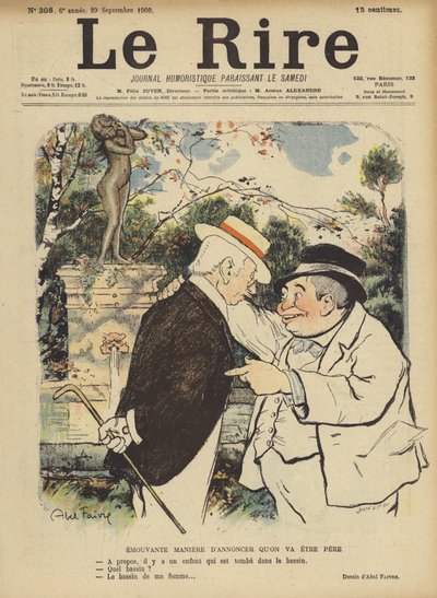 Illustration für Le Rire von Jules Abel Faivre