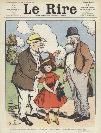 Illustration für Le Rire von Jules Abel Faivre