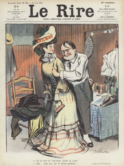 Illustration für Le Rire von Jules Abel Faivre