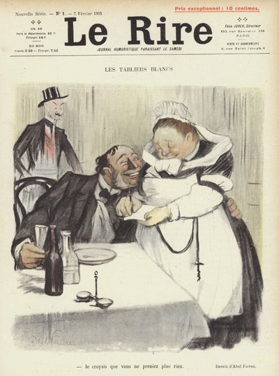 Illustration für Le Rire von Jules Abel Faivre