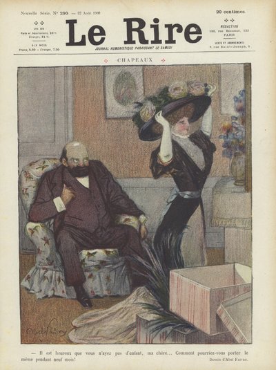 Illustration für Le Rire von Jules Abel Faivre