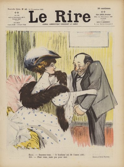 Illustration für Le Rire von Jules Abel Faivre