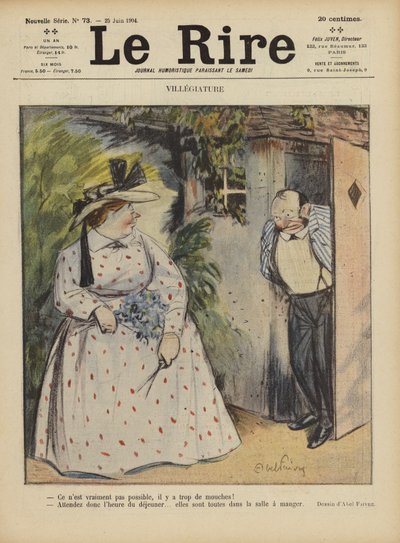 Illustration für Le Rire von Jules Abel Faivre