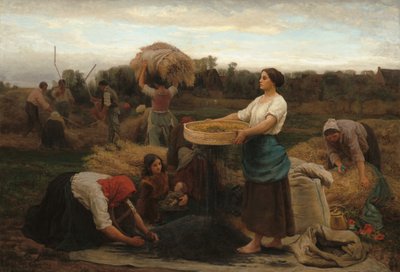 Die Raps-Ernte von Jules Breton