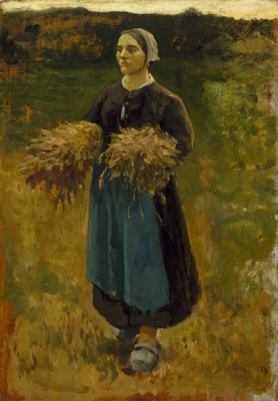 Die Ährenleserin von Jules Breton