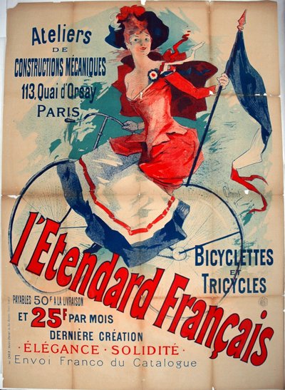 Die französische Fahne von Jules Cheret