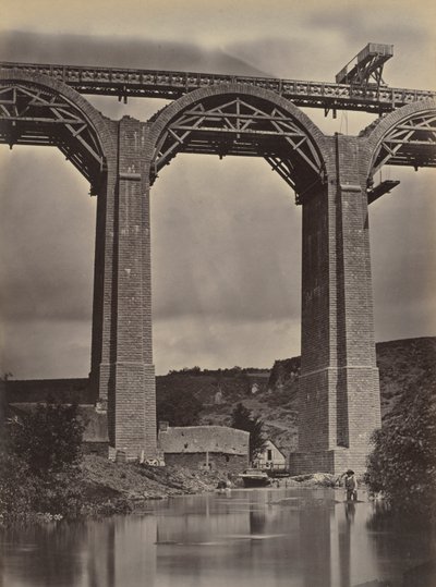 Pont-de-Buis, an der Doufine, Frankreich, ca. 1865 von Jules Duclos