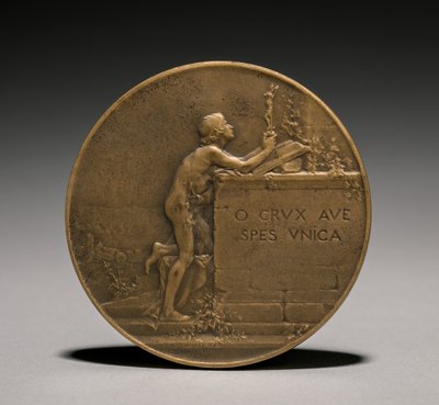 Medaille Rückseite, 1800er von Jules Dupré