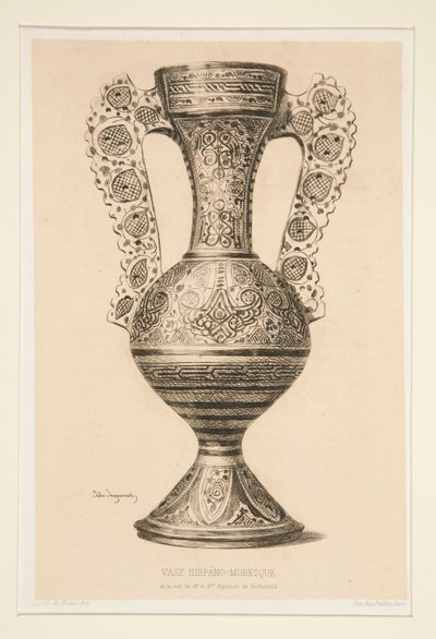 Hispano-maurische Vase von Jules Ferdinand Jacquemart