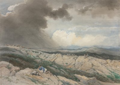 Landschaft mit Hirten von Jules Joseph Augustin Laurens