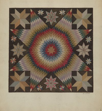 Geknüpfter Teppich, ca. 1936 von Jules Lefevere