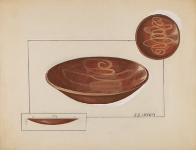 Tortenplatte von Jules Lefevere