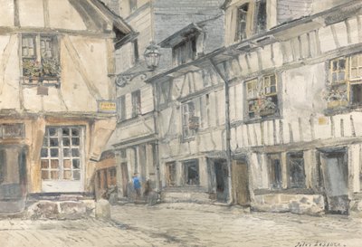 Ansicht der Rue de Lamitie von Jules Lessore