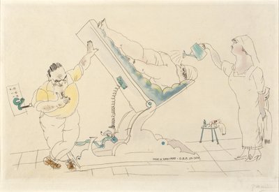 Schönheitssalon--"Verschönerung" von Jules Pascin