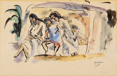 Siesta, 1915 von Jules Pascin