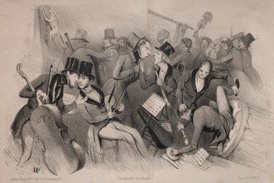 Aktualitäten: Philharmonische Gesellschaft der Provinz, 1841 von Jules Platier