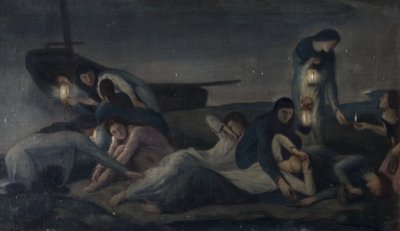 Die klugen und törichten Jungfrauen, um 1920 von Julia Wedgewood