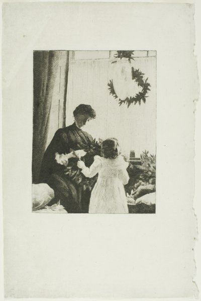 Weihnachtsgrün von Julian Alden Weir