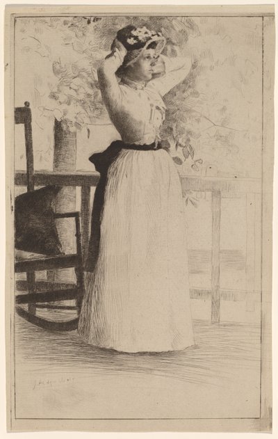 Porträt von Miss Hoe von Julian Alden Weir