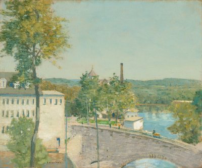 U.S. Thread Company Mills, Willimantic, Connecticut von Julian Alden Weir