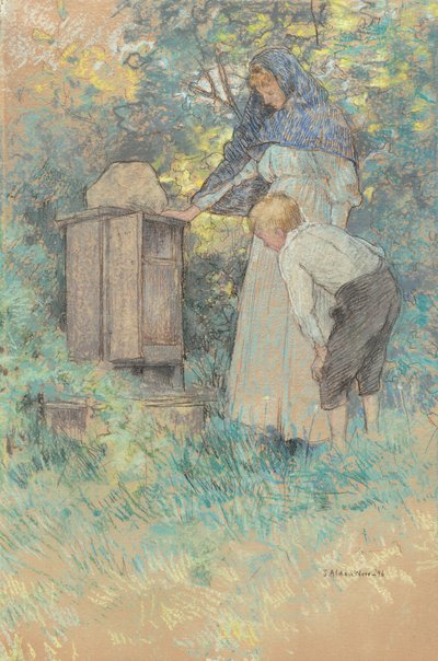 Die Bienen beobachten von Julian Alden Weir