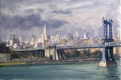 Manhattan Bridge, New York, 1996 von Julian Barrow