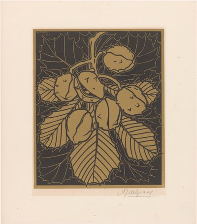 Kastanienzweig von Julie de Graag (signed by artist)