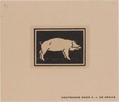 Schwein von Julie de Graag