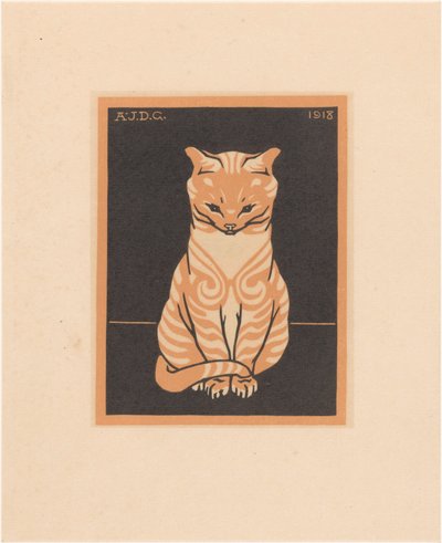 Sitzende Katze von Julie de Graag