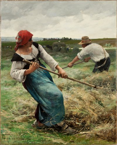 Die Heumacher, 1888 von Julien Dupre