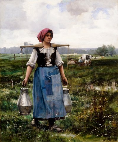 Die Milchmagd von Julien Dupre