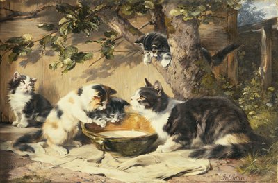 Die Schale Milch von Julius Adam