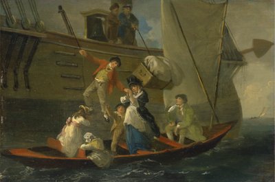 Abschied eines verheirateten Seemanns von Julius Caesar Ibbetson