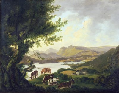 Lake Windemere von Julius Caesar Ibbetson