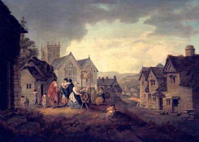 Llangollen von Julius Caesar Ibbetson