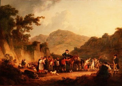 Die Eröffnung einer Mine, Eskdale von Julius Caesar Ibbetson