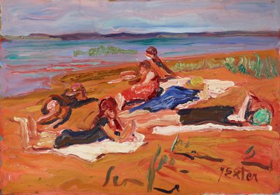 Sonnenbad von Julius Exter