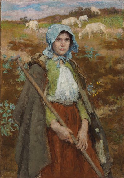 Der Ziegenhirte von Julius Gari Melchers