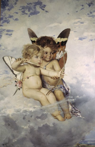 Amoretten, 1881 von Julius Kronberg