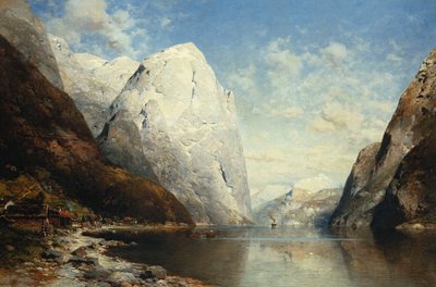 Ein norwegischer Fjord von Julius Rose