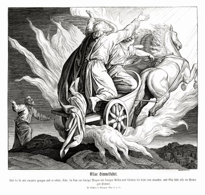 Elias Himmelfahrt, 2. Könige von Julius Schnorr von Carolsfeld
