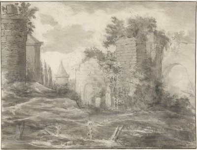 Landschaft mit Ruinen von Jurriaan Cootwijck