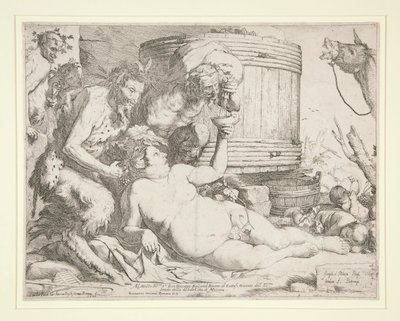 Bacchanal (Betrunkener Silenus) von Jusepe de Ribera