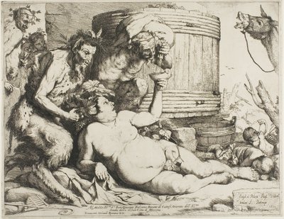 Betrunkener Silenus von Jusepe de Ribera