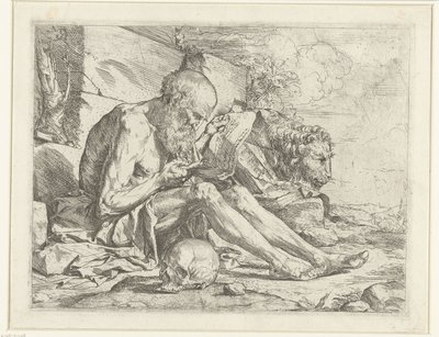 Heiliger Hieronymus beim Lesen von Jusepe de Ribera