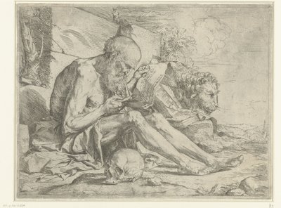 Der heilige Hieronymus lesend von Jusepe de Ribera