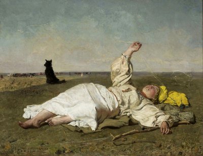 Indianischer Sommer von Józef Chełmoński