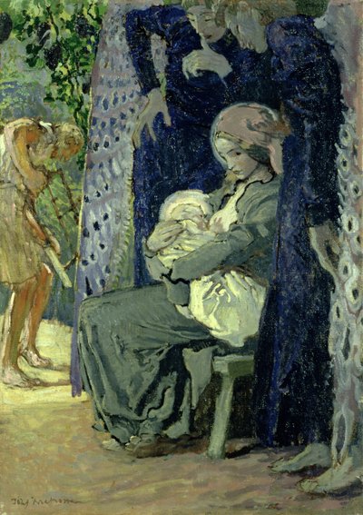 Heilige Familie, ca. 1913 von Józef Mehoffer